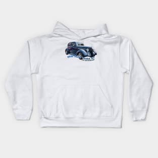 1936 Ford Model 68 Deluxe Tudor Slantback Sedan Kids Hoodie